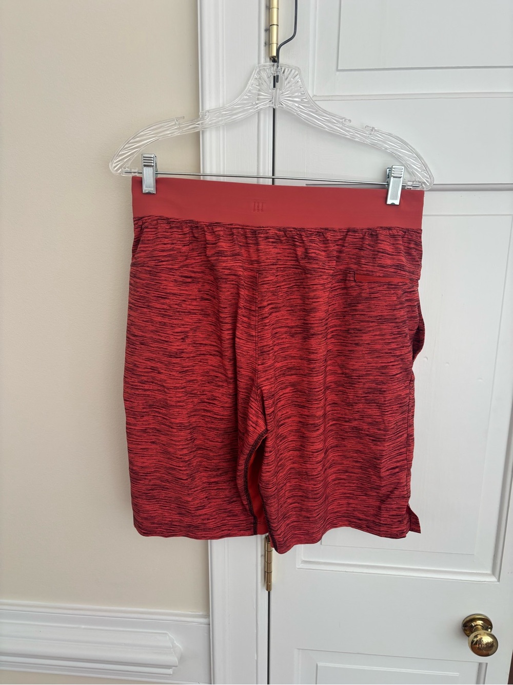 lululemon athletica Red Heather Men's Athletic Shorts